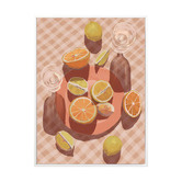 Alcove Studio Slice of Orange Printed Wall Art