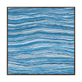 Alcove Studio Dhaagun Blue Canvas Wall Art