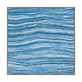 Alcove Studio Dhaagun Blue Canvas Wall Art