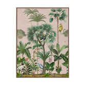Alcove Studio Indian Summer Pink &amp; Green I Printed Wall Art