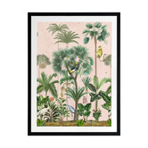 Alcove Studio Indian Summer Pink &amp; Green I Printed Wall Art