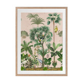 Alcove Studio Indian Summer Pink &amp; Green I Printed Wall Art