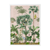 Alcove Studio Indian Summer Pink &amp; Green I Printed Wall Art