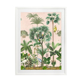 Alcove Studio Indian Summer Pink &amp; Green I Printed Wall Art