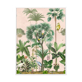 Alcove Studio Indian Summer Pink &amp; Green I Printed Wall Art