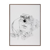 Alcove Studio Chanel Bottle Printed Wall Art