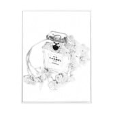 Alcove Studio Chanel Bottle Printed Wall Art