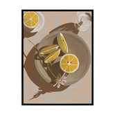 Alcove Studio Lemon Yellow Printed Wall Art