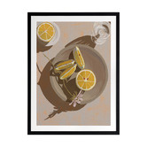 Alcove Studio Lemon Yellow Printed Wall Art