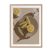 Alcove Studio Lemon Yellow Printed Wall Art