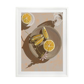 Alcove Studio Lemon Yellow Printed Wall Art