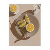 Alcove Studio Lemon Yellow Printed Wall Art