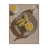 Alcove Studio Lemon Yellow Printed Wall Art