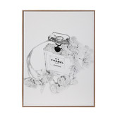 Alcove Studio Chanel Bottle Printed Wall Art