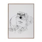 Alcove Studio Chanel Bottle Printed Wall Art