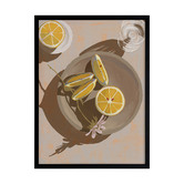 Alcove Studio Lemon Yellow Printed Wall Art