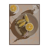 Alcove Studio Lemon Yellow Printed Wall Art