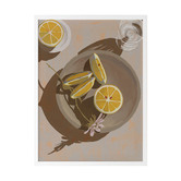 Alcove Studio Lemon Yellow Printed Wall Art