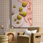 Alcove Studio Sour Pink Printed Wall Art