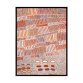 Alcove Studio Lupul Jukurrpa Red Canvas Wall Art