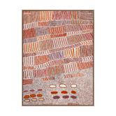 Alcove Studio Lupul Jukurrpa Red Canvas Wall Art