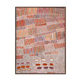 Alcove Studio Lupul Jukurrpa Red Canvas Wall Art