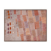 Alcove Studio Lupul Jukurrpa Red Canvas Wall Art