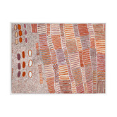 Alcove Studio Lupul Jukurrpa Red Canvas Wall Art
