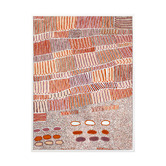 Alcove Studio Lupul Jukurrpa Red Canvas Wall Art