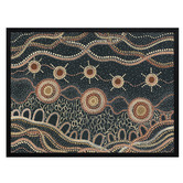 Alcove Studio Murriyang Deep Blue Printed Wall Art
