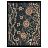 Alcove Studio Murriyang Deep Blue Printed Wall Art