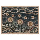 Alcove Studio Murriyang Deep Blue Printed Wall Art