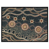 Alcove Studio Murriyang Deep Blue Printed Wall Art