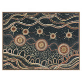 Alcove Studio Murriyang Deep Blue Printed Wall Art