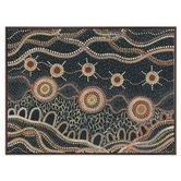 Alcove Studio Murriyang Deep Blue Printed Wall Art