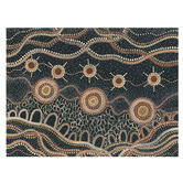Alcove Studio Murriyang Deep Blue Printed Wall Art