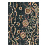 Alcove Studio Murriyang Deep Blue Printed Wall Art