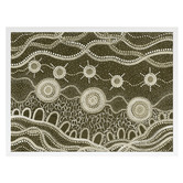 Alcove Studio Murriyang Green Printed Wall Art