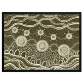 Alcove Studio Murriyang Green Printed Wall Art