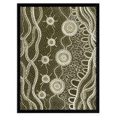 Alcove Studio Murriyang Green Printed Wall Art
