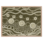 Alcove Studio Murriyang Green Printed Wall Art