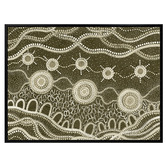 Alcove Studio Murriyang Green Printed Wall Art
