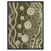 Alcove Studio Murriyang Green Printed Wall Art