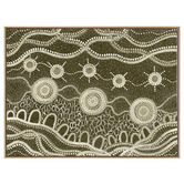 Alcove Studio Murriyang Green Printed Wall Art