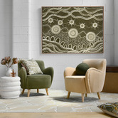 Alcove Studio Murriyang Green Printed Wall Art