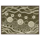 Alcove Studio Murriyang Green Printed Wall Art