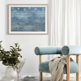 Alcove Studio Wubunginya Blue Printed Wall Art