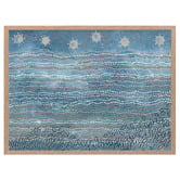 Alcove Studio Wubunginya Blue Printed Wall Art
