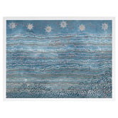 Alcove Studio Wubunginya Blue Printed Wall Art