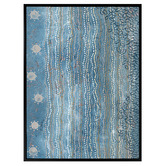 Alcove Studio Wubunginya Blue Printed Wall Art